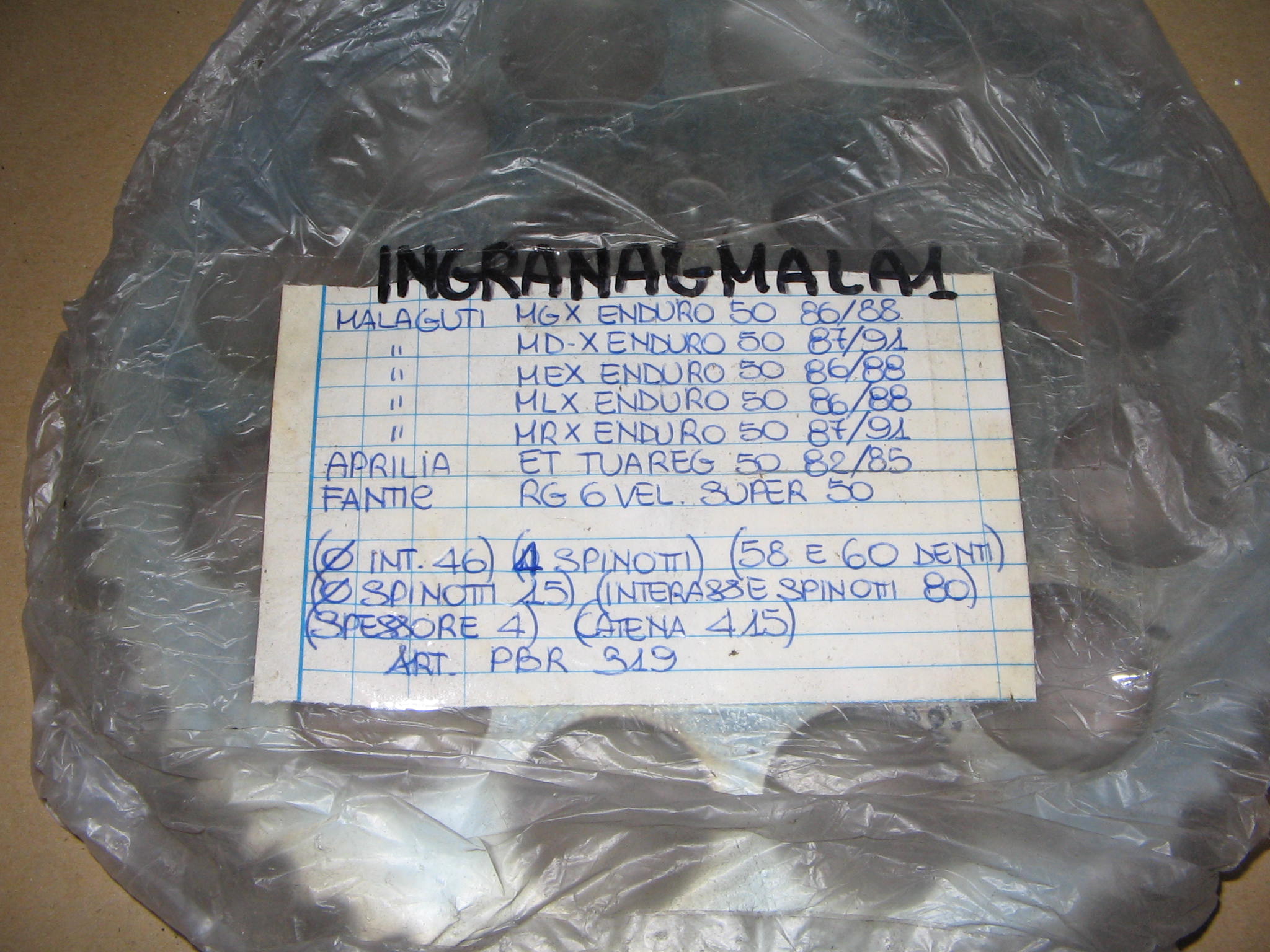 CORONA -MALAGUTI- APRLIA-FANTIC --N.3.036